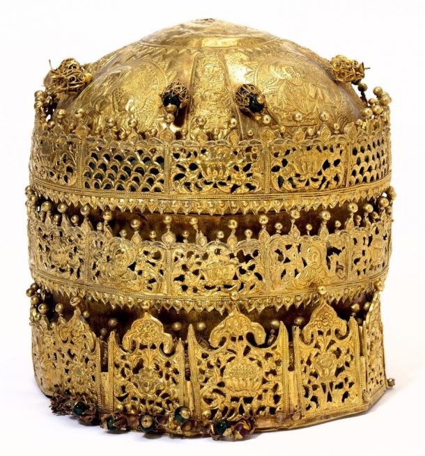 Crown, probably made in Gondar, Ethiopia, around 1740. Museum no. M.27-2005. Â© Victoria and Albert Museum, London