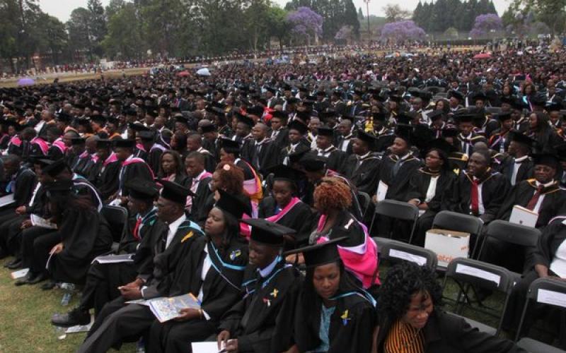 2017 graduation at the University of Zimbabwe