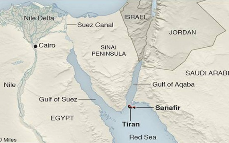 Пролив в египте. Пролив тиран красное море на карте. Острова тиран и Санафир на карте. Тиранский пролив. Акабский залив на карте.